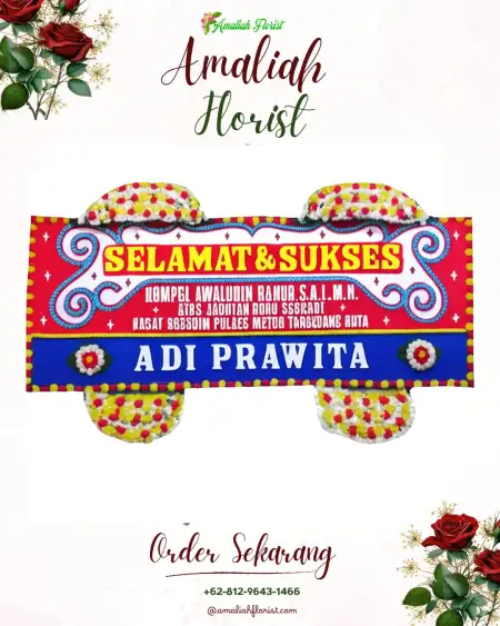 Papan Bunga Ucapan Selamat Telukbetung Utara